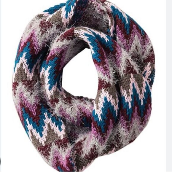 Matilda Jane Clothing | Pink & Blue Erica Infinity Scarf - Picture 1 of 7